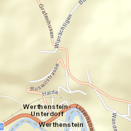 Werthenstein Street Map