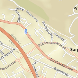 Wahlkreis Sarganserland Street Map