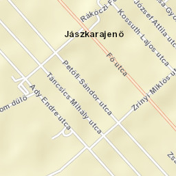 Jászkarajenő Street Map