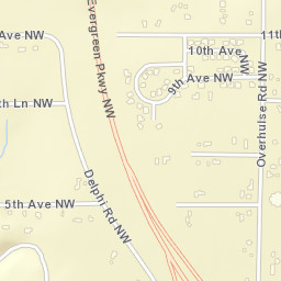 4414-4418 9th Avenue Northwest, Olympia Street Map