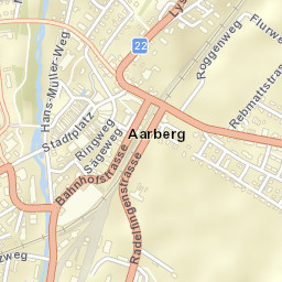 Aarberg Street Map
