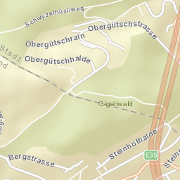 Lucerne-Land District Street Map