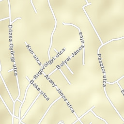 Balatonkenese Street Map