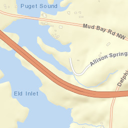4600-5158 Mud Bay Road Northwest, Olympia Street Map