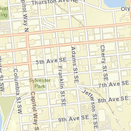 116 Legion Way Southeast Olympia Street Map