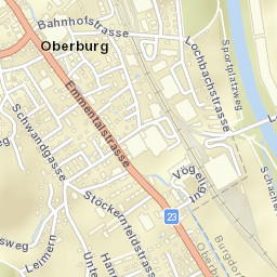 Oberburg Street Map