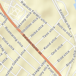 Balatonalmádi Street Map