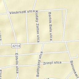 Dévaványa Street Map