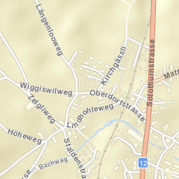 Urtenen Street Map