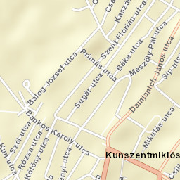 Kunszentmiklós Street Map