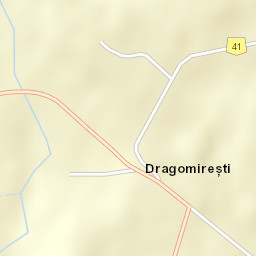 Comuna Dragomireşti Street Map