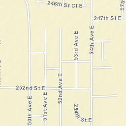 24917 51st Avenue East, Graham, WA Street Map