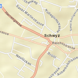 Schwyz Street Map