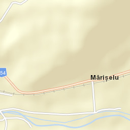 Comuna Mărişelu Street Map