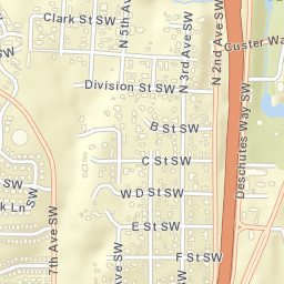 Boston Street Southeast, Tumwater, WA Street Map