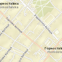 Hornostayivka Street Map