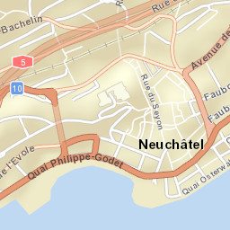 Neuchâtel Street Map