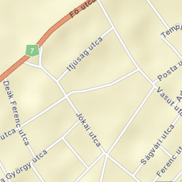 Lepsény Street Map
