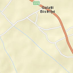 Comuna Galaţii Bistriţei Street Map
