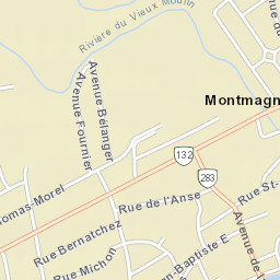 Montmagny Street Map