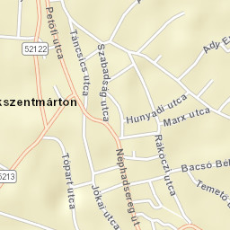 Szalkszentmárton Street Map