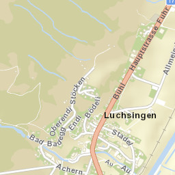 Luchsingen Street Map