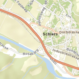 Schiers Street Map