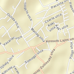 Balatonfüred Street Map