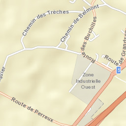 Boudry District Street Map