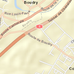 Cortaillod Street Map