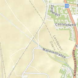 Landquart Street Map