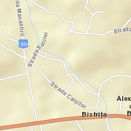 Bistrița Street Map