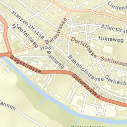 Langnau Street Map
