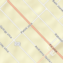 Kerekegyháza Street Map