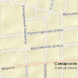 Samarskoye Street Map