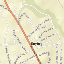 Enying Street Map