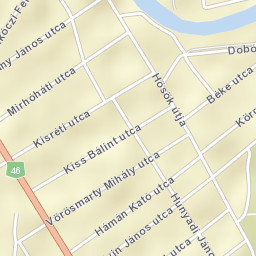 Gyomaendrőd Street Map