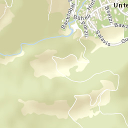Untervaz Street Map