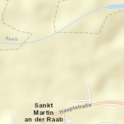 Sankt Martin an der Raab Street Map