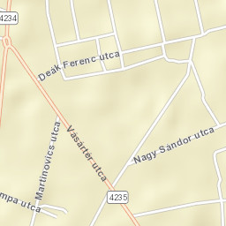 Vésztő Street Map