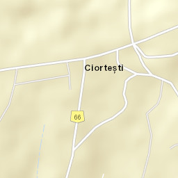Comuna Ciorteşti Street Map