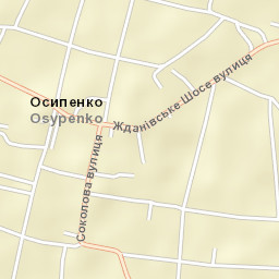 Osypenko Street Map