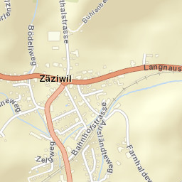 Zäziwil Street Map