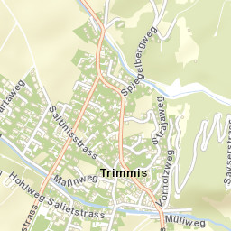Trimmis Street Map