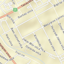 Siófok Street Map