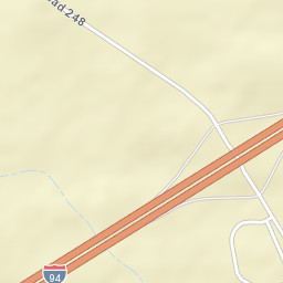 Road 235 & Interstate 94 & Bad Route Road Street Map