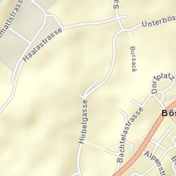 Bösingen Street Map