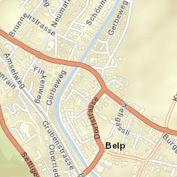 Belp Street Map