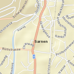 Sarnen Street Map