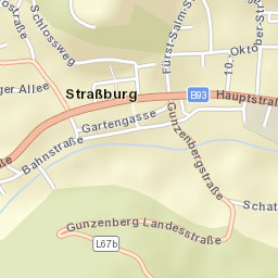 Straßburg-Stadt Street Map